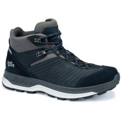 Buty trekkingowe Hanwag Bluestrait ES. Niebieskie trekkingi męskie Hanwag, na zimę, z gumy, bez zapięcia. Za 951.00 zł.
