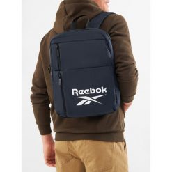 Plecak Reebok. Niebieskie plecaki męskie Reebok, bez wzorów, sportowe. Za 99.99 zł.