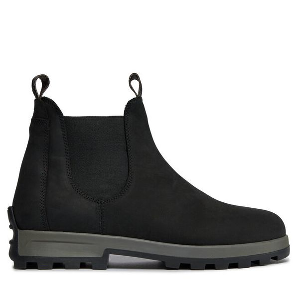 Sztyblety Liu Jo. Czarne botki męskie Liu Jo, bez wzorów, bez obcasa, bez zapięcia. Za 569.99 zł.