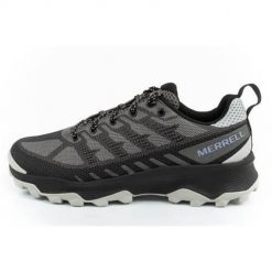 Buty trekkingowe damskie Merrell Speed Eco. Szare obuwie trekkingowe damskie Merrell, z gumy, bez zapięcia. Za 366.00 zł.