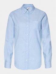 Gap Koszula 269247-00 Niebieski Regular Fit. Niebieskie koszule damskie GAP, xxs, bez wzorów, z bawełny, bez kołnierzyka, bez ramiączek. Za 139.99 zł.