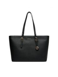 MICHAEL Michael Kors Torebka Quinn 30T5GQNT9L Czarny. Czarne shopperki damskie MICHAEL Michael Kors, bez wzorów, ze skóry, bez dodatków. Za 899.99 zł.
