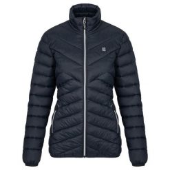 Damska Kurtka Irbora Ciemnoszara - Ciepła i Wodoodporna. Szare kurtki sportowe damskie LOOP, bez wzorów, bez ramiączek, bez kaptura, trekkingowe. Za 273.99 zł.