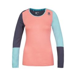 Damska koszulka z długim rękawem Rafiki Finale. Czerwone bluzki damskie RAFIKI, bez wzorów, sportowe, bez kołnierzyka, bez ramiączek. Za 262.00 zł.