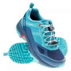 Buty Elbrus Eltero V Wp W 92800490677 niebieskie. Niebieskie obuwie trekkingowe damskie z gumy, bez zapięcia. Za 531.29 zł.