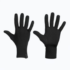 Rękawiczki trekkingowe icebreaker 200 Oasis Glove Liners. Czarne rękawiczki męskie Icebreaker, bez wzorów. Za 134.99 zł.