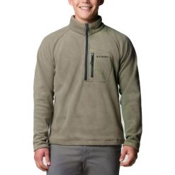 Bluza polarowa COLUMBIA FAST TREK III HALF ZIP FL Zielony. Zielone bluzy sportowe męskie Columbia, bez wzorów, z polaru, bez kaptura, trekkingowe. Za 257.72 zł.