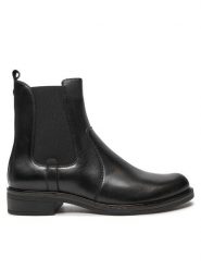 Caprice Botki 9-25304-41 Czarny. Czarne botki damskie Caprice, bez wzorów, ze skóry, bez obcasa, na płaskiej podeszwie, bez zapięcia. Za 499.99 zł.