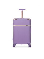 Semi Line Walizka średnia T5916-3 Fioletowy. Fioletowe walizki damskie Semi-line, bez wzorów, z tworzywa sztucznego, średnie. Za 229.99 zł.