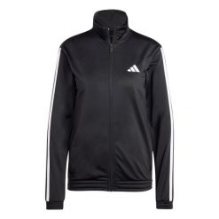 Damska bluza dresowa adidas Tricot 3-Stripes. Czarne bluzy damskie Adidas, m, bez wzorów, z dresówki, bez ramiączek, bez kaptura. Za 186.99 zł.