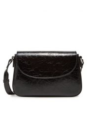 JENNY Torebka C-JEN-L-001-08 Czarny. Czarne listonoszki damskie Jenny, bez wzorów, z materiału, bez dodatków. Za 109.99 zł.