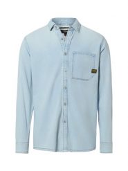 G-Star RAW koszula dżinsowa - Asinart 80Z Denim Mężczyźni Regular Fit Bawełna niebieski, L. Niebieskie koszule męskie G-Star Raw, l, bez wzorów, z bawełny, retro, bez kołnierzyka, bez ramiączek. Za 229.95 zł.