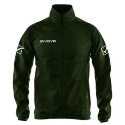 Givova Basico Sportjack Green - lekka i oddychająca kurtka sportowa. Zielone kurtki sportowe damskie Givova, bez wzorów, z nylonu, bez ramiączek, bez kaptura, do piłki nożnej. Za 42.87 zł.