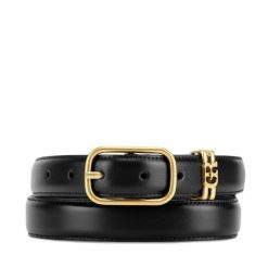 Pasek Damski GINO ROSSI. Czarne paski damskie Gino Rossi, bez wzorów. Za 129.99 zł.