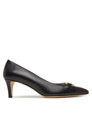 Aigner Szpilki Madonna 8A 1251260 Czarny. Czarne szpilki damskie Aigner, bez wzorów, ze skóry, bez obcasa, na szpilce, bez zapięcia. Za 849.99 zł.