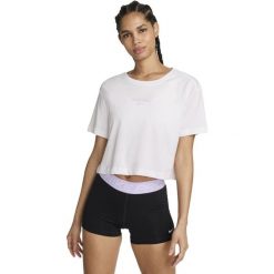 Podkoszulek Nike Pro, Kobiety. Białe koszulki sportowe damskie Nike, bez wzorów, z bawełny, bez ramiączek. Za 190.00 zł.