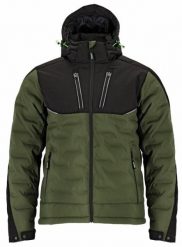 KURTKA MĘSKA OCIEPLANA MEMBRANA WZMOCNIENIE CORDURA ODPINANY KAPTUR WIELE KIESZENI ODBLASKI LOGAN J STALCO - oliwkowy 2XL. Zielone kurtki męskie Stalco, m, bez wzorów, bez kaptura. Za 310.46 zł.