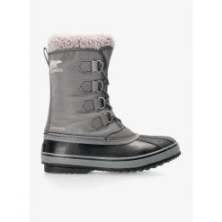 Buty zimowe męskie Sorel 1964 Pac Nylon WP. Szare buty zimowe męskie Sorel, na zimę, bez wzorów, z nylonu, bez obcasa, bez zapięcia. Za 445.99 zł.