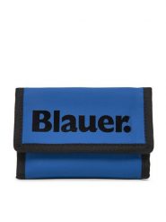 Blauer Portfel S5STRAP01/SPL Niebieski. Niebieskie portfele męskie Blauer, bez wzorów, z materiału. Za 109.99 zł.