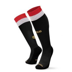 Oficjalne skarpety piłkarskie Real Sporting de Gijón dla dorosłych Siroko RSG. Czarne skarpety męskie SIROKO, bez wzorów, z bawełny. Za 68.00 zł.