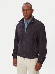 Tommy Hilfiger Kurtka skórzana Dc Essential MW0MW42691 Granatowy Regular Fit. Niebieskie kurtki męskie Tommy Hilfiger, m, bez wzorów, ze skóry, bez kaptura. Za 2,289.00 zł.