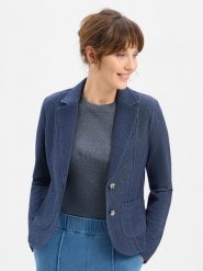 More & More bluza dresowa Kobiety Sztuczne włókno niebieski, 34. Niebieskie bluzy damskie More & More, bez wzorów, z dresówki, klasyczne, bez ramiączek, bez kaptura. Za 329.95 zł.