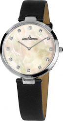 Zegarek Jacques Lemans Zegarek damski Jacques Lemans 1-2001A CYRKONIE czarny. Czarne zegarki damskie Jacques Lemans. Za 328.00 zł.