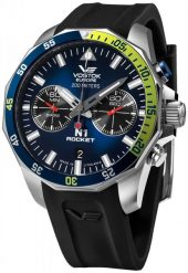 Zegarek męski Vostok Europe 6S21-225A708SB czarny. Czarne zegarki męskie Vostok Europe, bez wzorów. Za 2,813.99 zł.