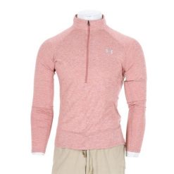 Second life - Bluza damska do biegania Heatgear Under Armour - Jak nowy. Czerwone bluzy damskie Under Armour, l, bez wzorów, z materiału, sportowe, bez ramiączek, bez kaptura. Za 127.76 zł.