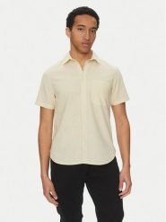 Blend Koszula 20718401 Beżowy Regular Fit. Brązowe koszule męskie Blend, m, bez wzorów, z bawełny, bez kołnierzyka, bez ramiączek. Za 109.99 zł.