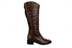 Kozaki Bayla-161 077 46514 Brown 161738, Brązowy, Skóra naturalna - 41. Brązowe kozaki damskie Bayla, bez wzorów, z gumy, bez obcasa, bez zapięcia. W wyprzedaży za 412.49 zł.