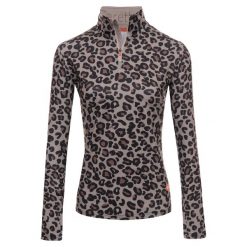 Bluza narciarska Damska Gareth & Lucas Forty-Five. Brązowe bluzy damskie GARETH & LUCAS, na zimę, l, bez wzorów, z elastanu, sportowe, bez ramiączek, bez kaptura. Za 229.99 zł.