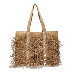 Modna Brązowa Torebka Damska Sca'Viola W Stylu Boho. Brązowe shopperki damskie Sca'viola, bez wzorów, na ramię, bez dodatków. Za 249.00 zł.