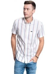 MĘSKA KOSZULA LEE BUTTON DOWN SS REGULAR FIT PAPRIKA L886DHNI 112123625. Koszule męskie Lee, l, bez wzorów, bez kołnierzyka, bez ramiączek. Za 129.99 zł.