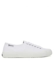 Superga Tenisówki S7151EW Biały. Białe trampki i tenisówki damskie Superga, bez wzorów, z materiału, bez zapięcia. Za 149.99 zł.