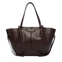 Torebka KARL LAGERFELD. Brązowe shopperki damskie KARL LAGERFELD, bez wzorów, bez dodatków. Za 849.99 zł.