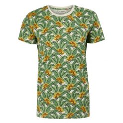 T-shirt Damski Tropiki Orla Kiely. Zielone t-shirty damskie Regatta, xs, bez wzorów, sportowe, bez kołnierzyka, bez ramiączek. Za 43.99 zł.
