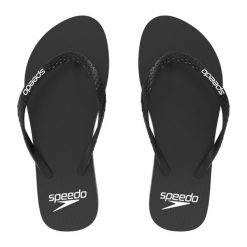 Klapki japonki antypoślizgowe damskie Speedo Flip Flop. Niebieskie klapki damskie Speedo, bez wzorów, sportowe, bez obcasa, bez zapięcia. Za 69.99 zł.