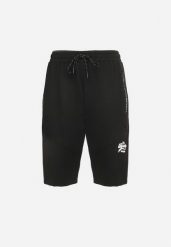 Czarne Szorty Dresowe z Zasuwanymi Kieszeniami Elawn. Czarne szorty męskie Born2be, bez wzorów, z dresówki. Za 24.99 zł.