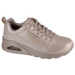 Tenisówki Skechers Model Uno - Galactic Gal Kolor Biały. Szare obuwie sportowe damskie Skechers, bez wzorów, z materiału, bez zapięcia. Za 455.00 zł.