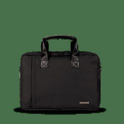 WINGS Torba na laptop 15,6 cali VIREO czarna. Czarne torby na laptopa damskie Wings, bez wzorów, z materiału. Za 79.90 zł.