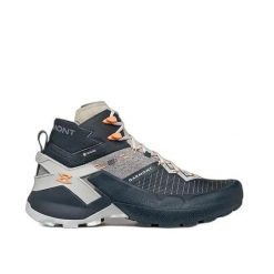 Buty trekkingowe Garmont 9.81 Onyx GTX Mid. Niebieskie obuwie trekkingowe damskie Garmont, z gore-texu, bez zapięcia. Za 886.00 zł.