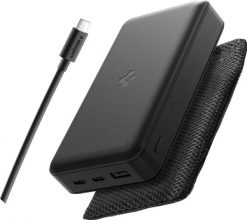 Spigen EA3020 Power Bank 20000 mAh 30W black. Czarne powerbanki . Za 179.90 zł.
