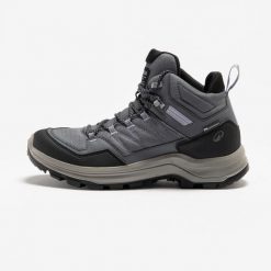 Second Life - Buty turystyczne damskie Quechua MH100 wodoodp... - Stan Doskonały. Fioletowe obuwie trekkingowe damskie QUECHUA, z kauczuku, przed kolano, bez zapięcia. Za 236.99 zł.