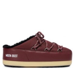 Klapki Moon Boot. Czerwone klapki męskie Moon Boot, bez wzorów, z nylonu, bez zapięcia. Za 629.99 zł.