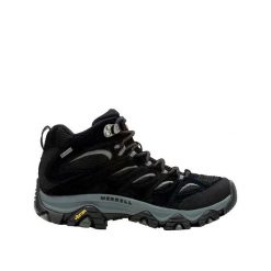 Buty turystyczne Merrell Moab 3 Mid GTX Damskie. Czarne obuwie trekkingowe damskie Merrell, z gore-texu, bez zapięcia. Za 759.65 zł.