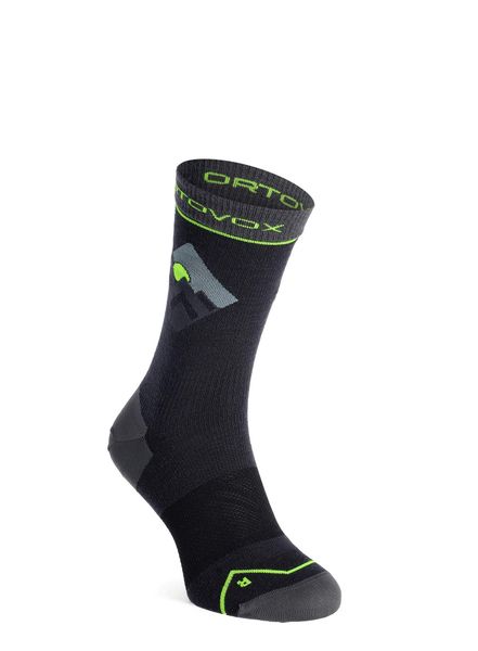 Skarpety merino Ortovox Alpine Light Comp Mid Socks. Czarne skarpety męskie ORTOVOX, bez wzorów, z materiału. Za 119.99 zł.