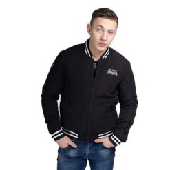 Kurtka Lonsdale Trusthorpe. Białe kurtki męskie Lonsdale, na jesień, xl, z aplikacjami, prążkowane, bez kaptura. Za 427.95 zł.
