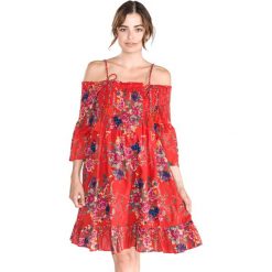 TWINSET Sukienka Czerwony. Czerwone sukienki damskie Twinset, xs, bez wzorów, z bawełny, bez kołnierzyka, bez ramiączek. Za 884.95 zł.