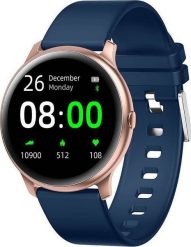 Smartwatch Gino Rossi SW010-17 Granatowy. Niebieskie zegarki smartwatch Gino Rossi, bez wzorów. Za 131.02 zł.